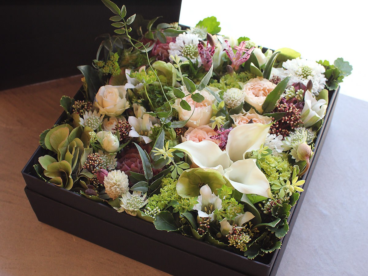 Box Flower Arrangement