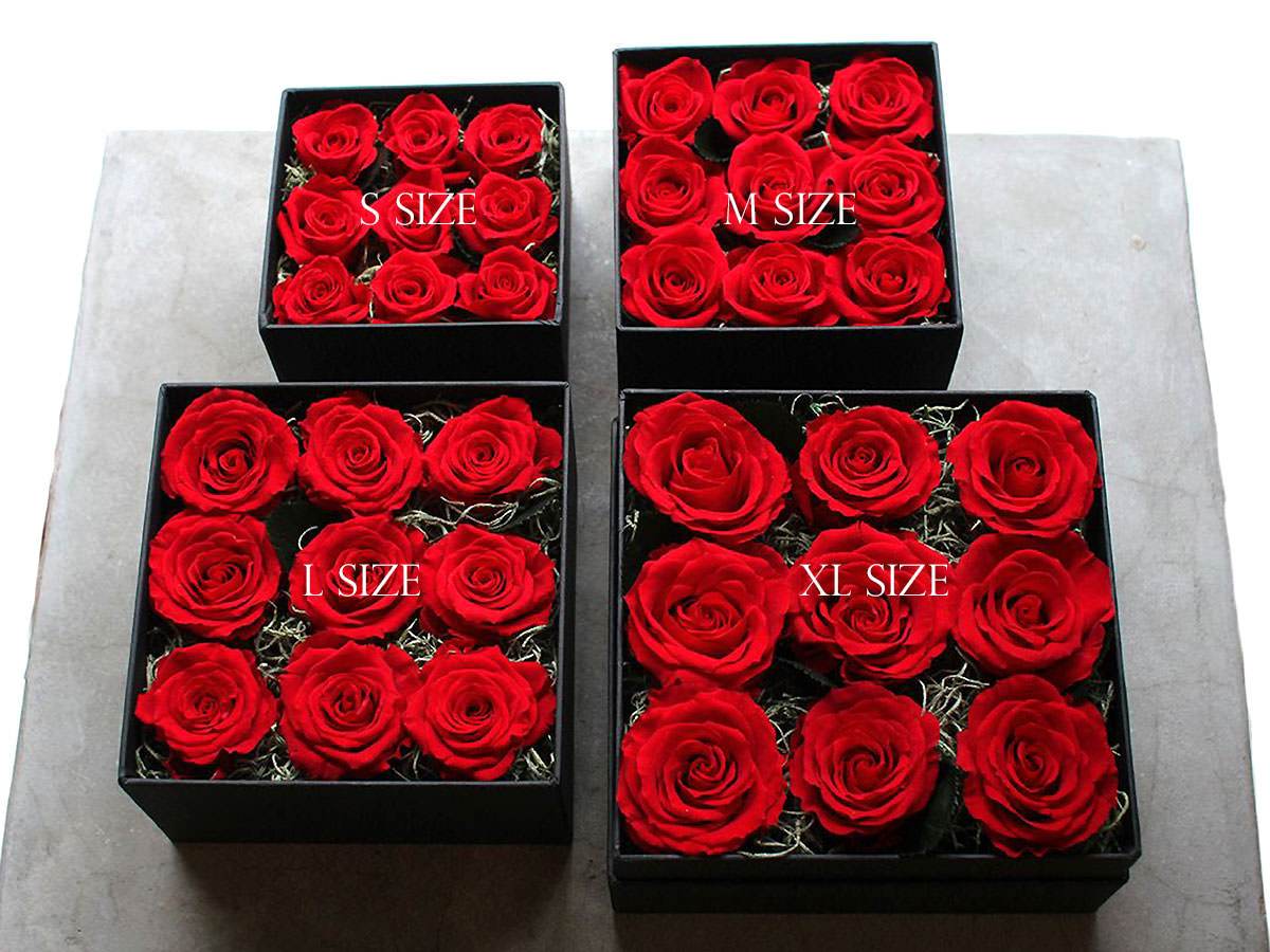 nine roses box arrangement