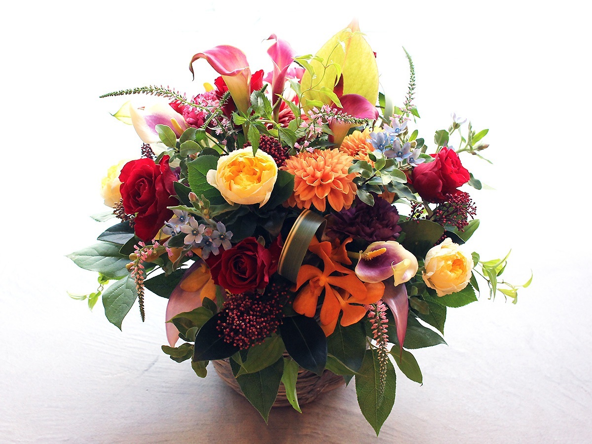 ラウンドスタイルアレンジメント - K's flower webshop